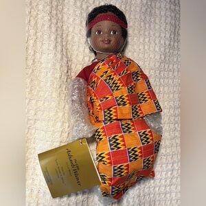 Cal Massey Rare Artist Edition “The Little Ashanti Weaver” Doll/African/Ghana